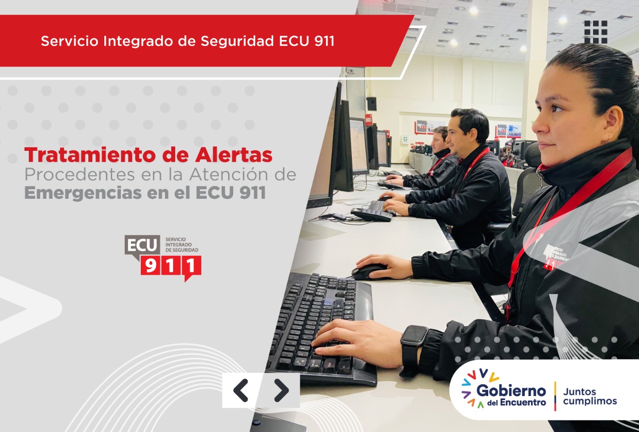"Tratamiento de Alertas Procedentes en la Atención de Emergencias en el ECU 911" 